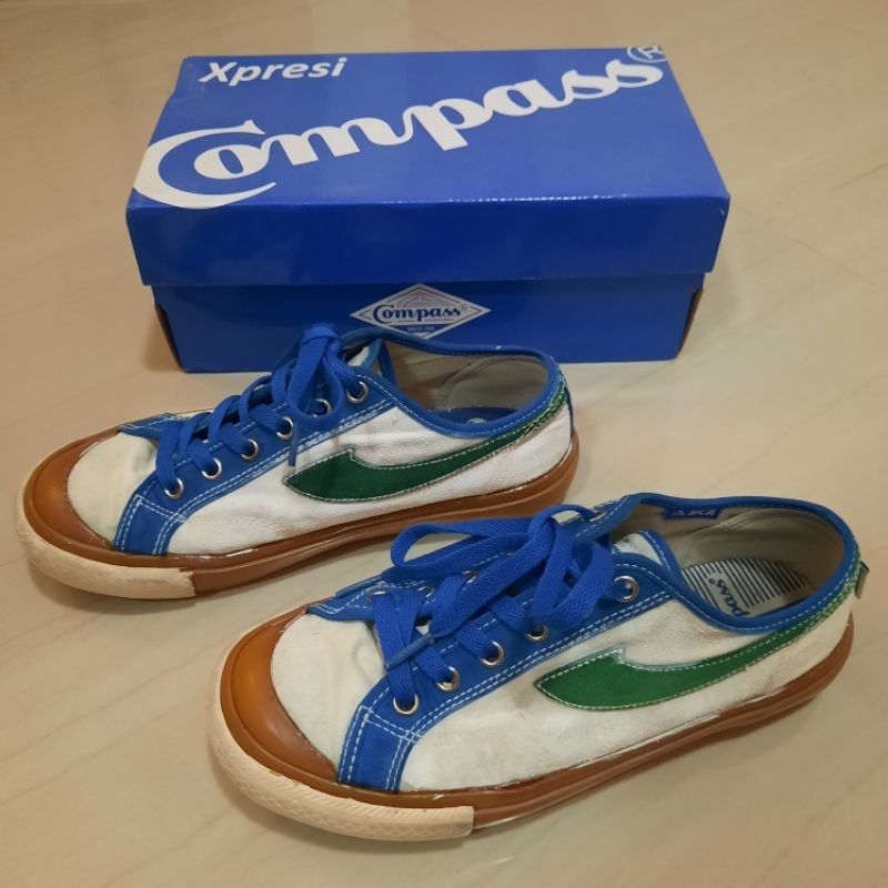Original SEPATU COMPASS Xpresi BCA Ukuran 38 (Insole 25 cm) Gazelle Low Anastasia Yoshua Sneakers Lo
