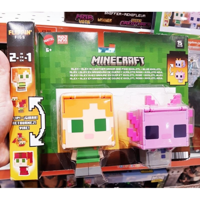 mainan lego minecraft mainan anak block karaktee minecraft flipping figs minecraft rubik mainan anak