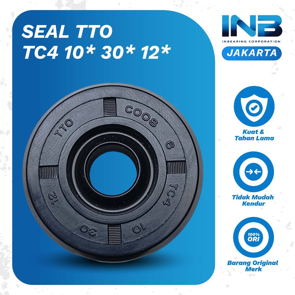 Seal TC4 10 30 12 TTO Seal Shock Belakang GL Pro MP Tiger Original TTO INB JAKARTA