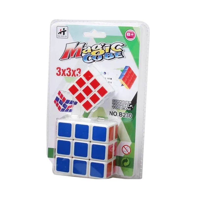 PROMO BUY 1 GET 1 / 2 IN 1 Rubik 3x3 Rubik Kubus Full Color - Mainan Anak Rubik Speed Cube