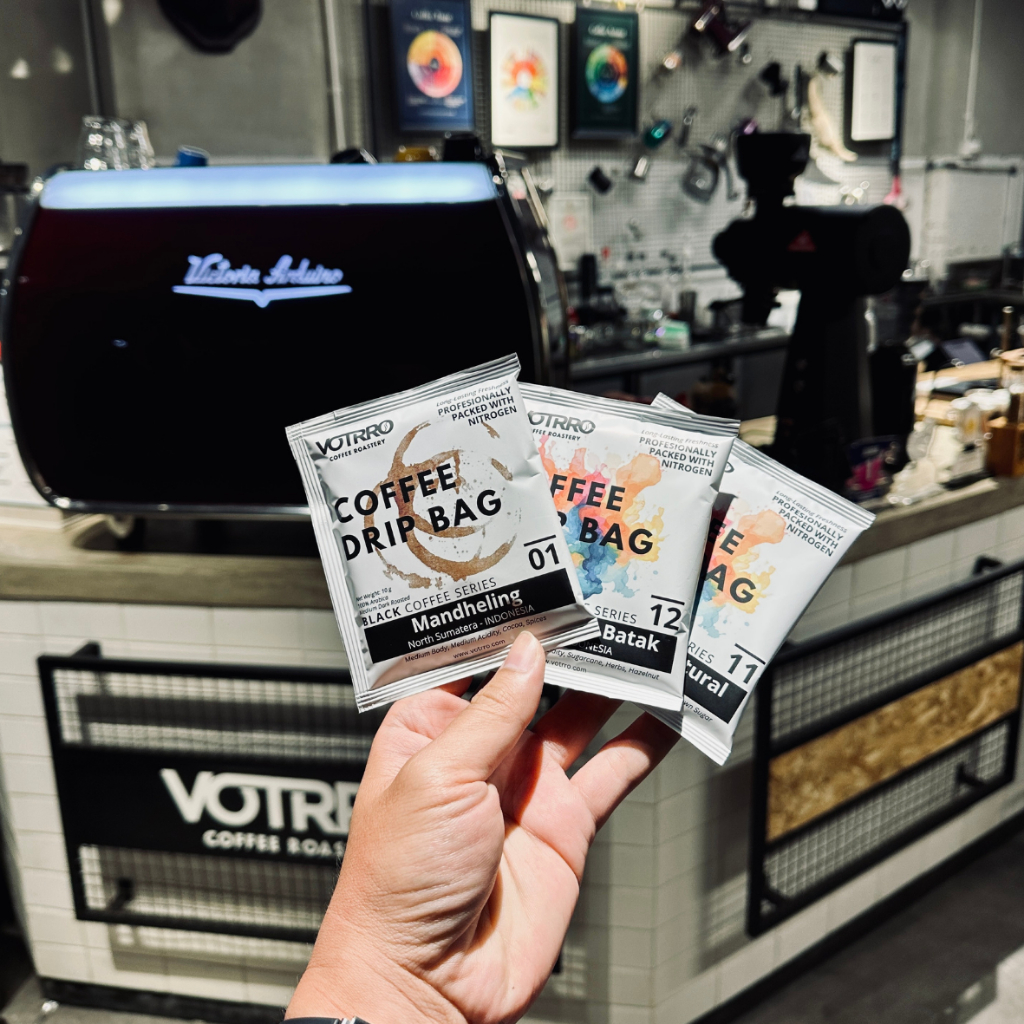 

VOTRRO Drip Bag Coffee 100 % Arabica 5 - 10 Pcs // Kopi Bubuk Arabika Sachet Filter // Professionally Packed