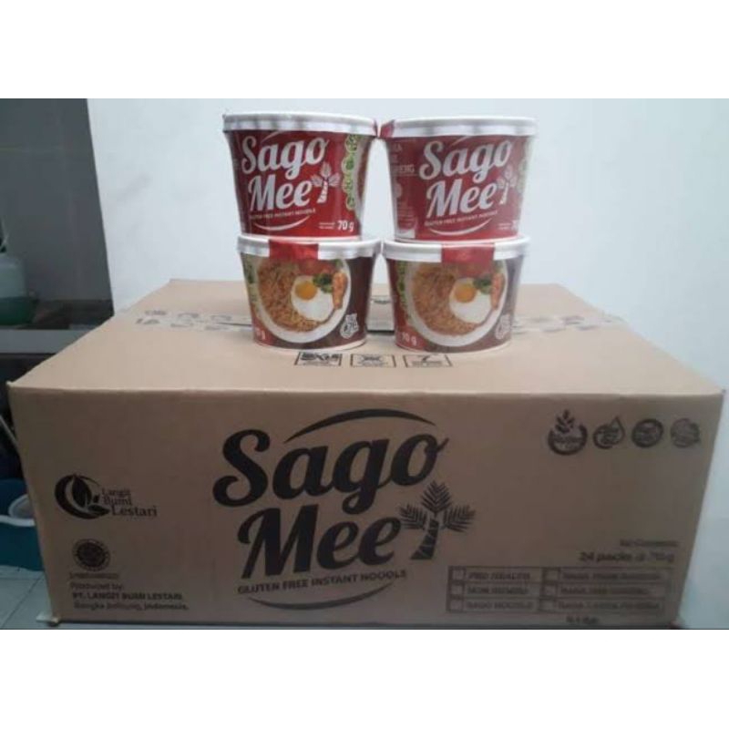 

24 PCS SAGO MEE CUP MIE INSTAN RASA MIE GORENG 1 DUS