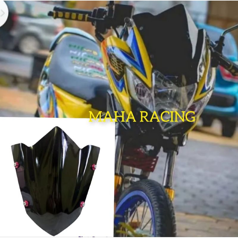 VISOR WINDSHIELD JENONG SATRIA FU BARONG FREE BAUT GANTENG