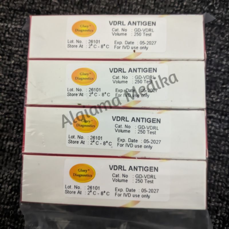 Glory diagnostics - Reagen VDRL ANTIGEN 5ml 250 Test