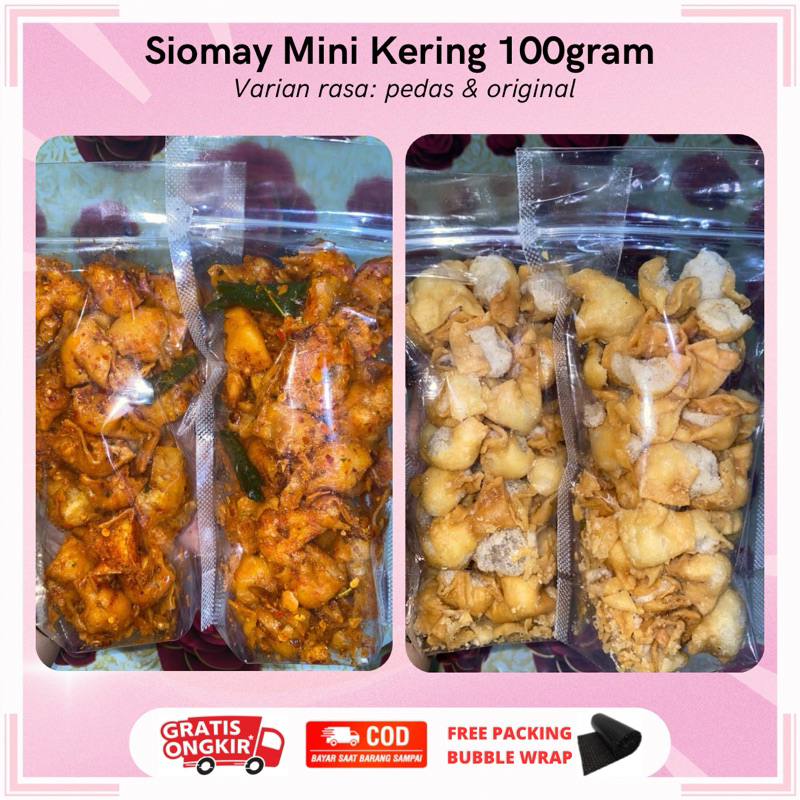 

SIOMAY KERING PEDAS DAUN JERUK 100GRAM | SIOMAY KRIUK ORIGINAL