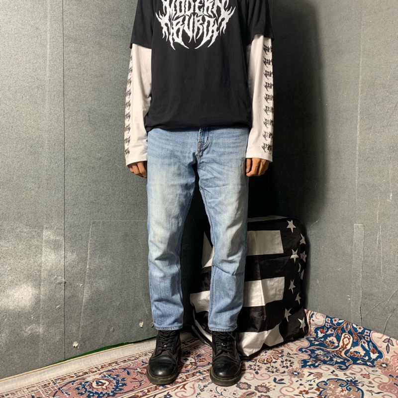 BLUE JEANS GIORDANO REGULAR FIT SECOND ORIGINAL