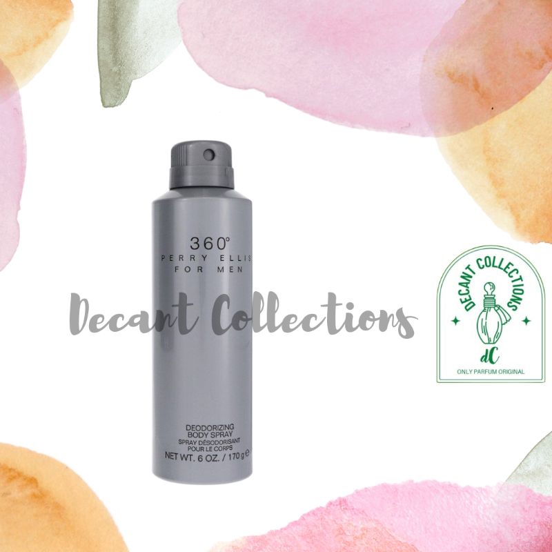 Deodorizing Body Spray Original Perry Ellis 360 by Perry Ellis for Men