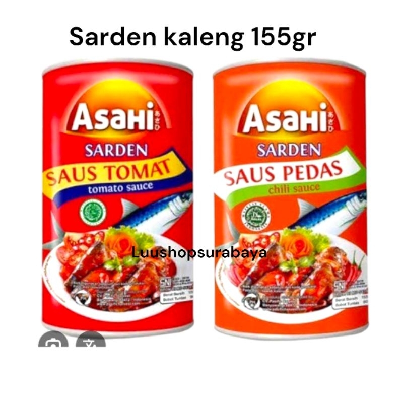

Asahi Sarden Tomat/Pedas Kaleng 155gr