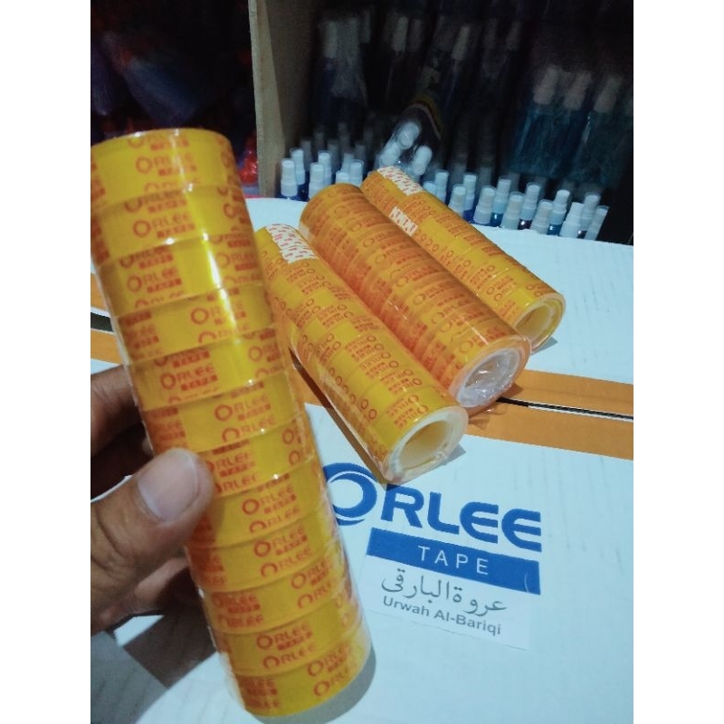 

isolasi transparan orlee kecil 1pack (12pcs)
