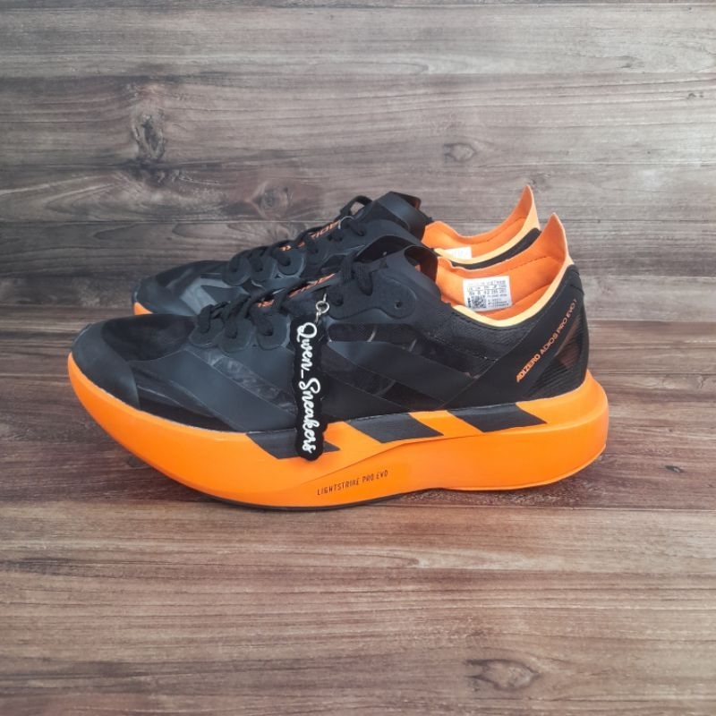 Sepatu Adidas Adizero Adios Pro Evo 1 "Black Orange"