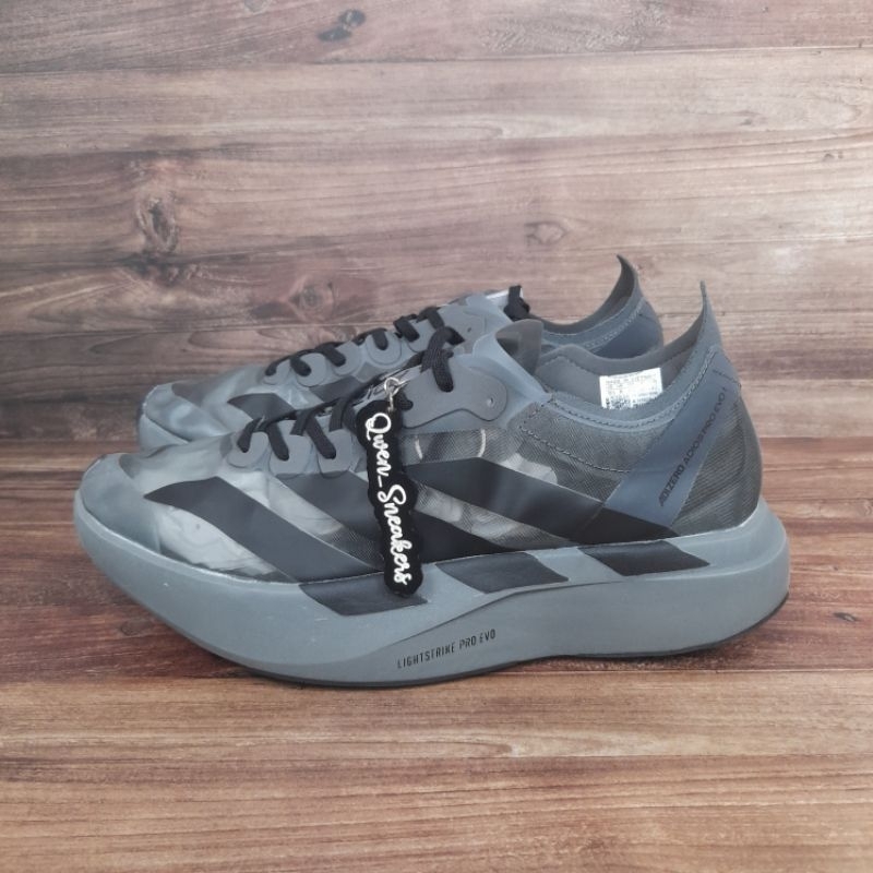 Sepatu Adidas Adizero Adios Pro Evo 1 "Grey Black"