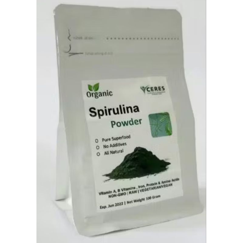 

Organic Spirulina Powder Bubuk Spirulina Organik 20 gram 100 gram 250 gram 500 gram (bisa untuk detox dan vegetarian)