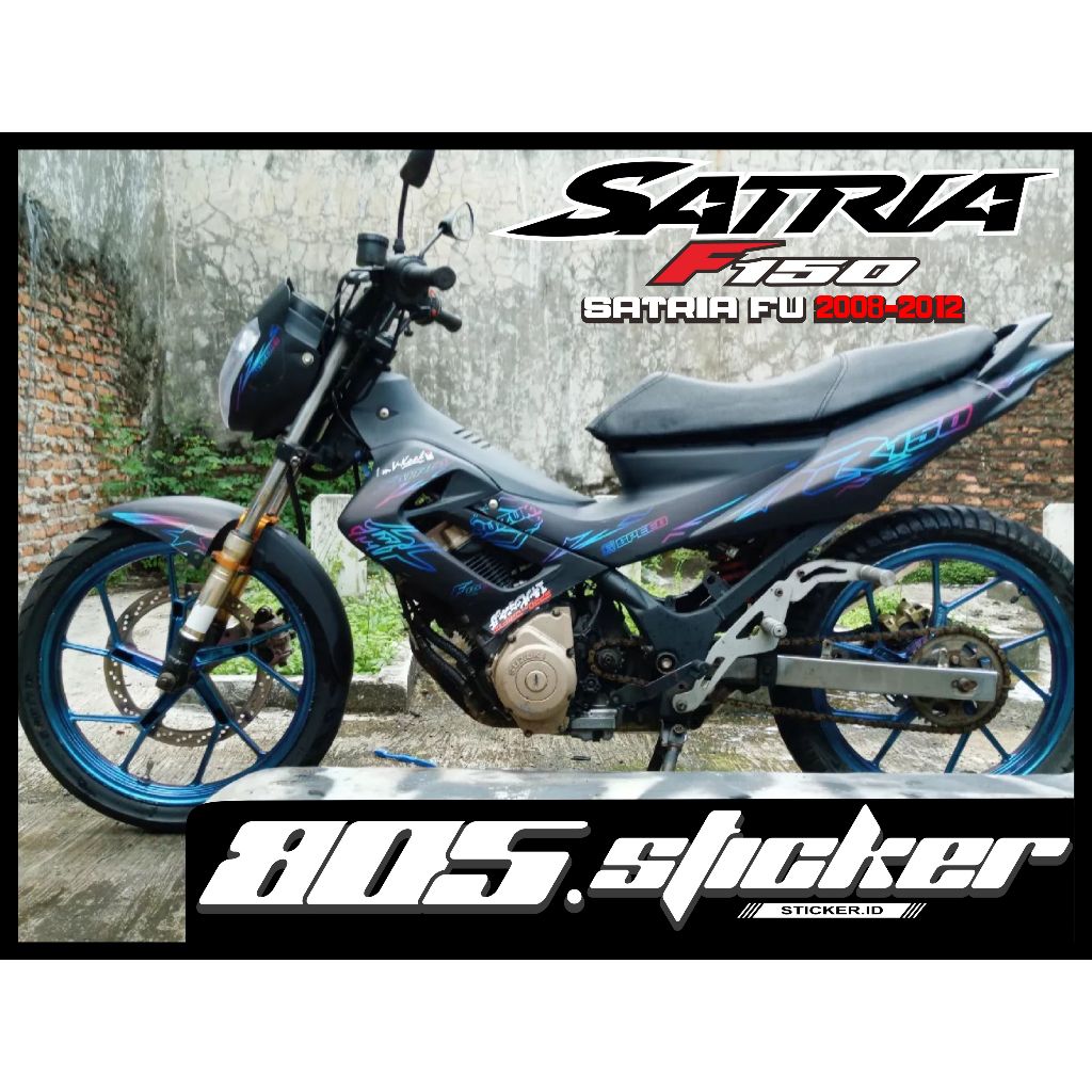 STRIPING STIKER SATRIA FU BARONG - STIKER FU OLD/LAMA - STRIPING SATRIA FU 2008-2012