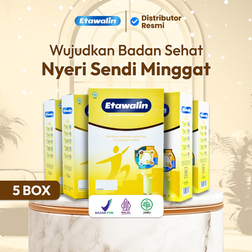 

Etawalin 5 Box Susu Kambing Etawa Atasi Nyeri Sendi Tingkatkan Kesehatan Tulangi Susu Anti Asam Urat