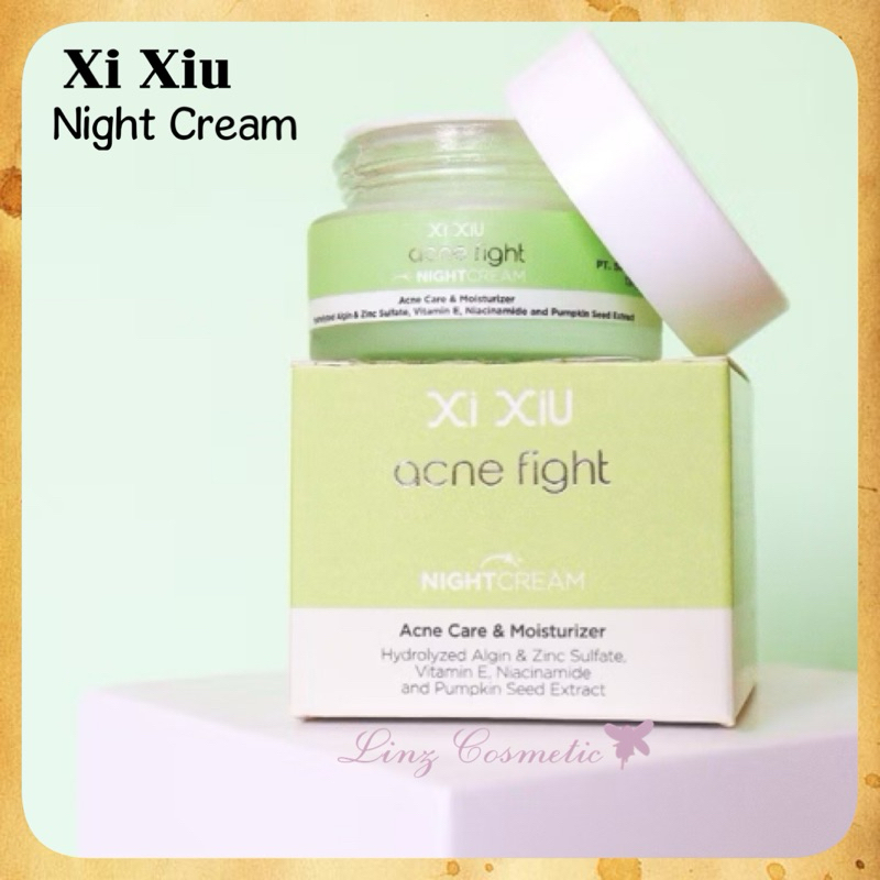 Xi XiU ACNE FIGHT NIGHT MOISTURISER CREAM