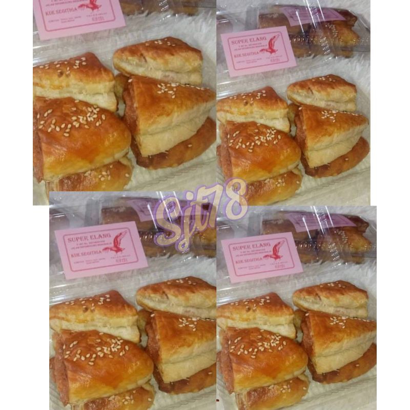 

Kue Pastry - Kue Segitiga Vegetarian Super Elang Asli Bengkalis isi 8 pcs