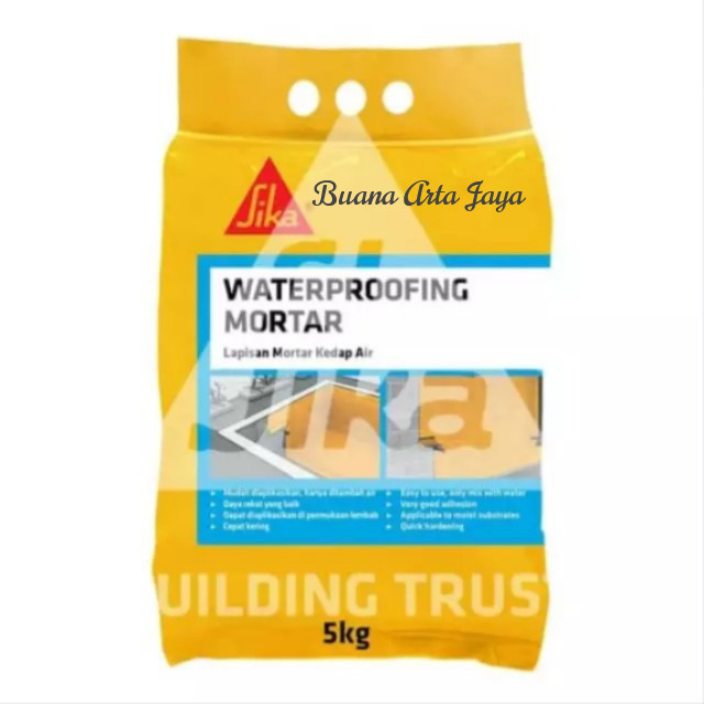 Sika® Waterproofing Mortar 5kg Waterproofing Semen Anti Bocor