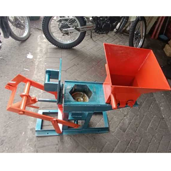 Mal paving segi 6 kecil genjot + corong / mal paving Handpress Rajawali