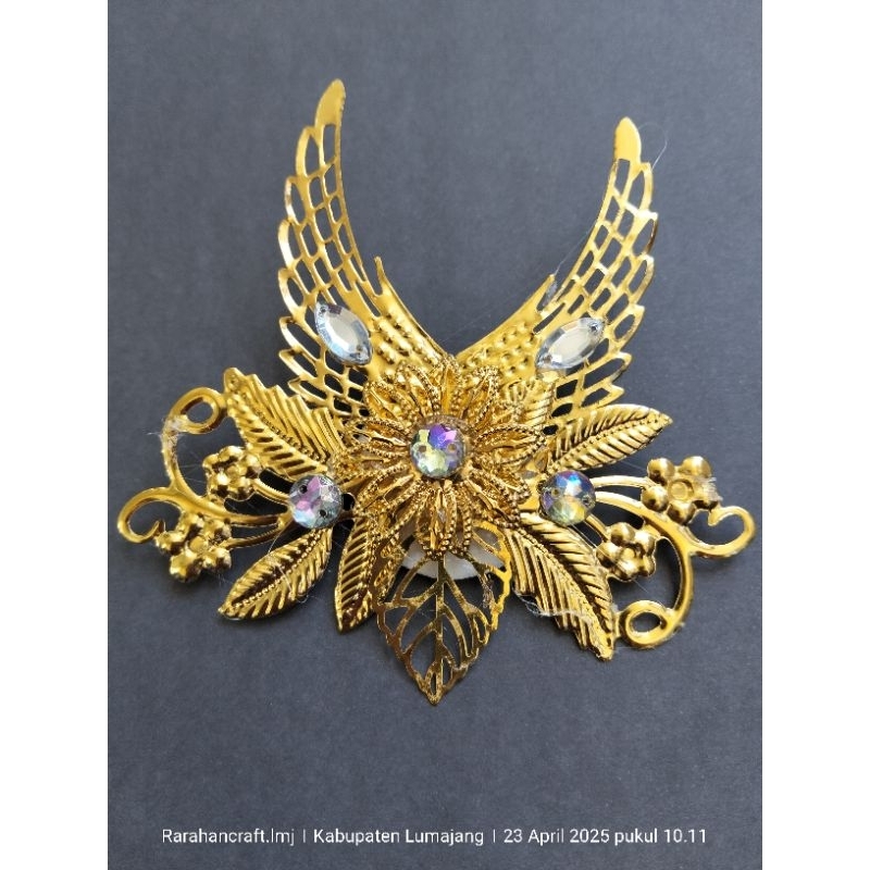 Bros Kebaya Selendang Emblem Mayoret Aksesori Hijab Pakaian Tradisional Model St 181