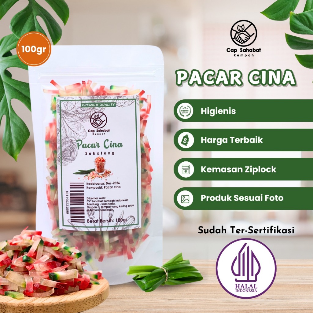 

100gr Pacar Cina / Sekoteng / Rempah / JSR 100% PREMIUM QUALITY
