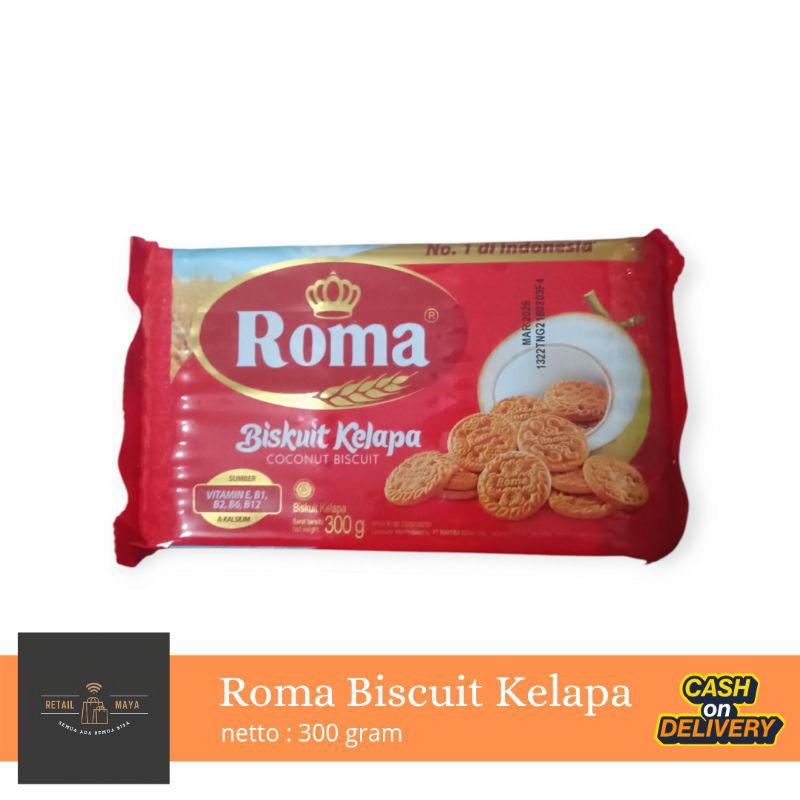 

Roma Biskuit Kelapa Coconut Biscuit 300g