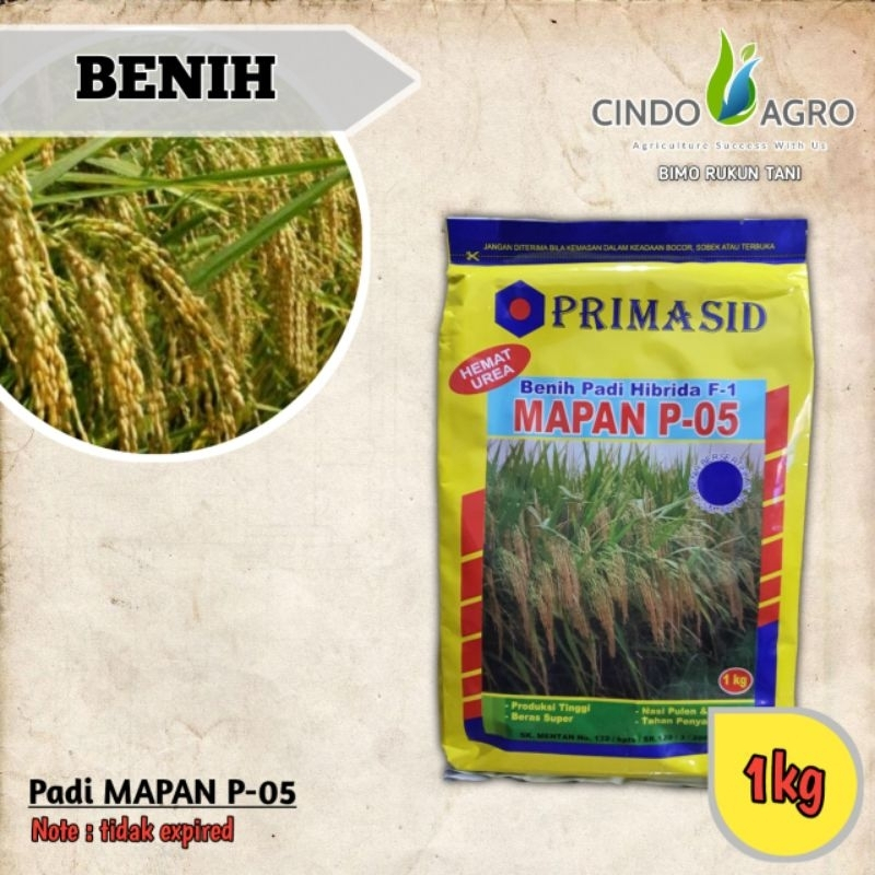 Benih Bibit Padi Pari Mapan 05 F1 Hibrida 100% Original Primasid