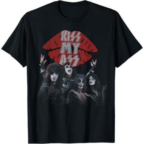 Kaos Band Vintage KISS - KISS My T-Shirt Black