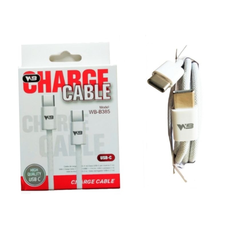 WB kabel charger 1 m high quality TIPE C to TIPE C