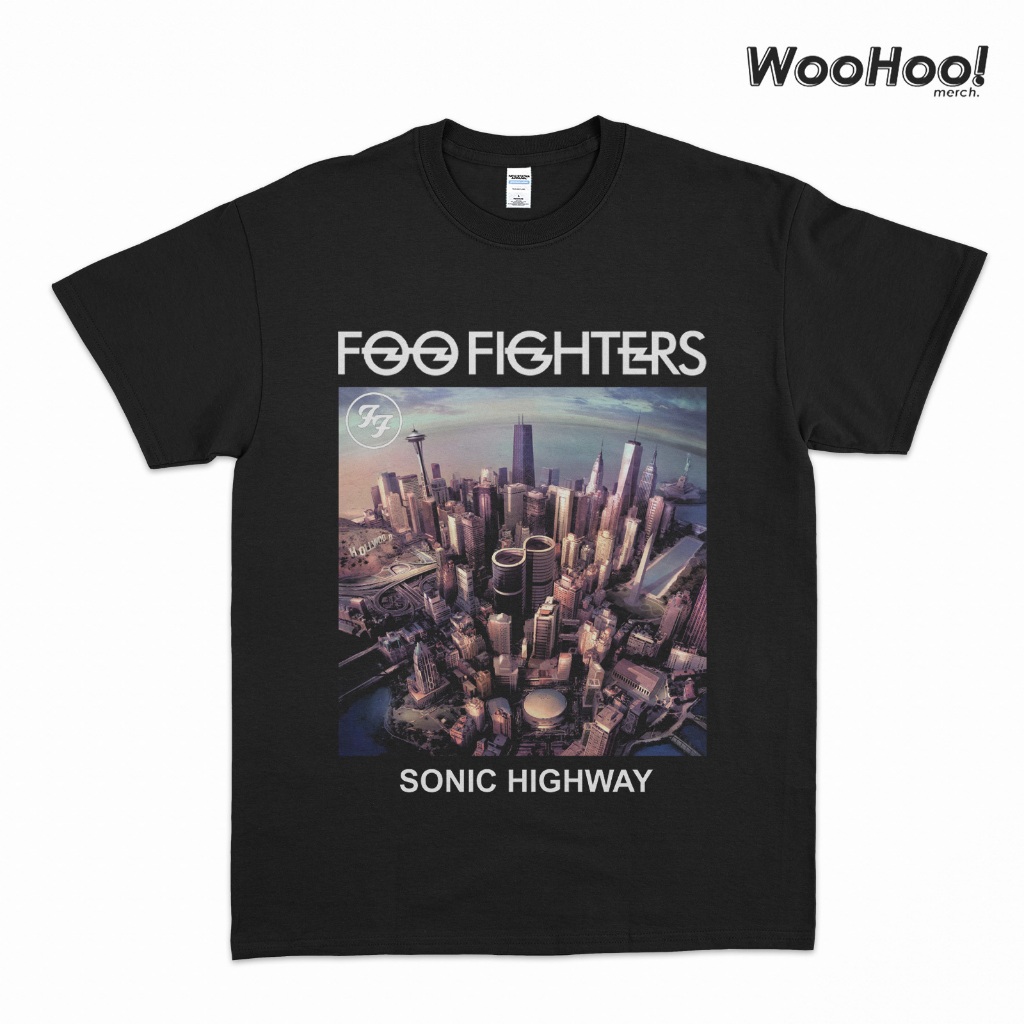 Original KAOS BAND FOO FIGHTERS - SONIC HIGHWAY Unisex Tee