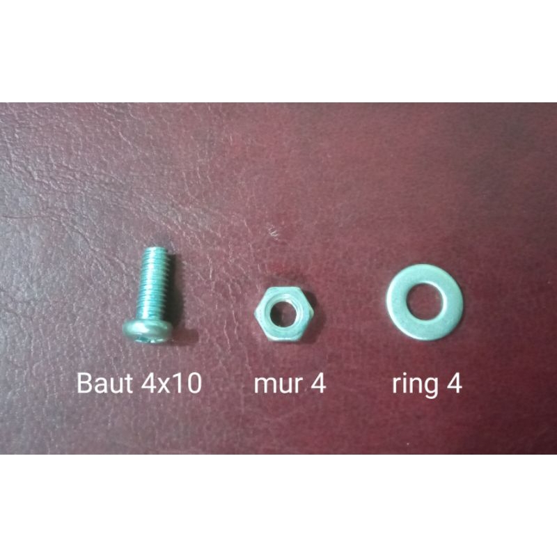 BAUT 4mm  RING 4mm  MUR 4mm
