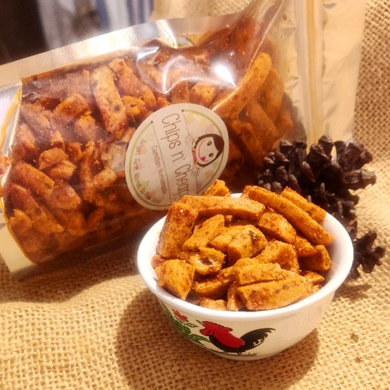 

Chipsncheaps basreng pedas renyah nagih spesial daun jeruk / zipper lock pack / 150gr