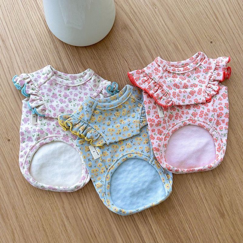 Giltbite_ Serenity Korea Flower Ruffle Top