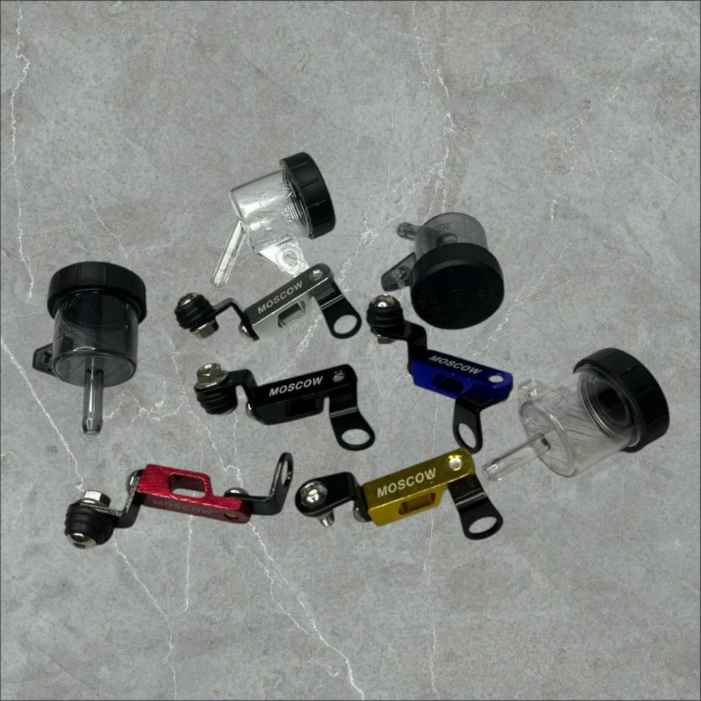 TABUNG MINYAK REM KECIL BOTOL MASTER REM MINI Tabung Minyak Rem Depan Belakang + BREKET TABUNG MINYA