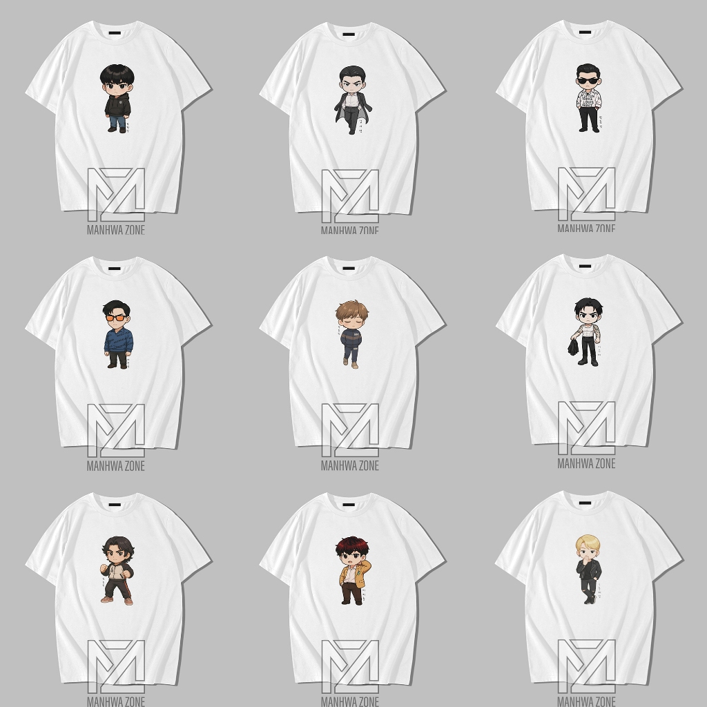 KAOS LOOKISM KARAKTER CHIBI / BAJU LOOKISM CHIBI PARK HYUNG SEOK