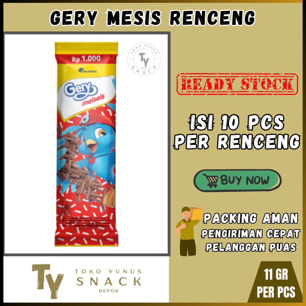 

GERY MESIS COKLAT 1000AN ISI 10 @11GR