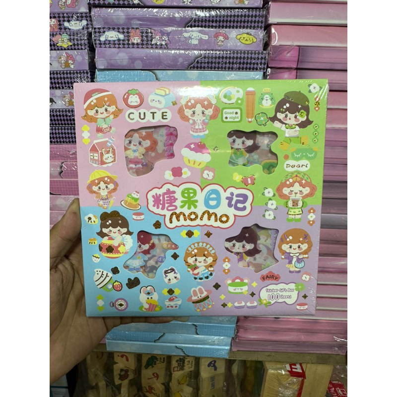

STICKER MOMO 1 BOK ISI 100