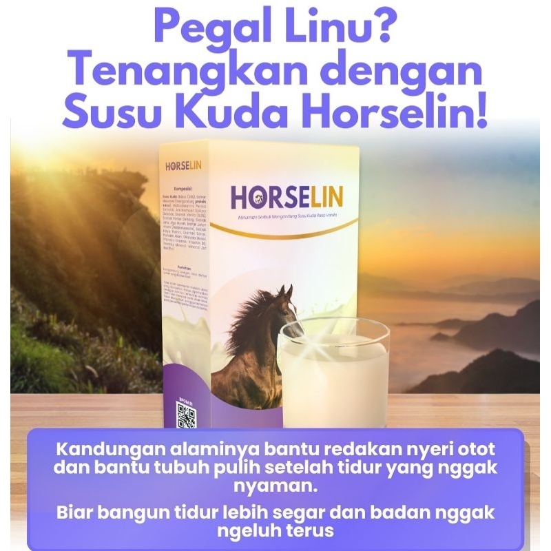 

Susu Kuda Murni Horselin Premium 1 Box 200gram Rasa Vanilla
