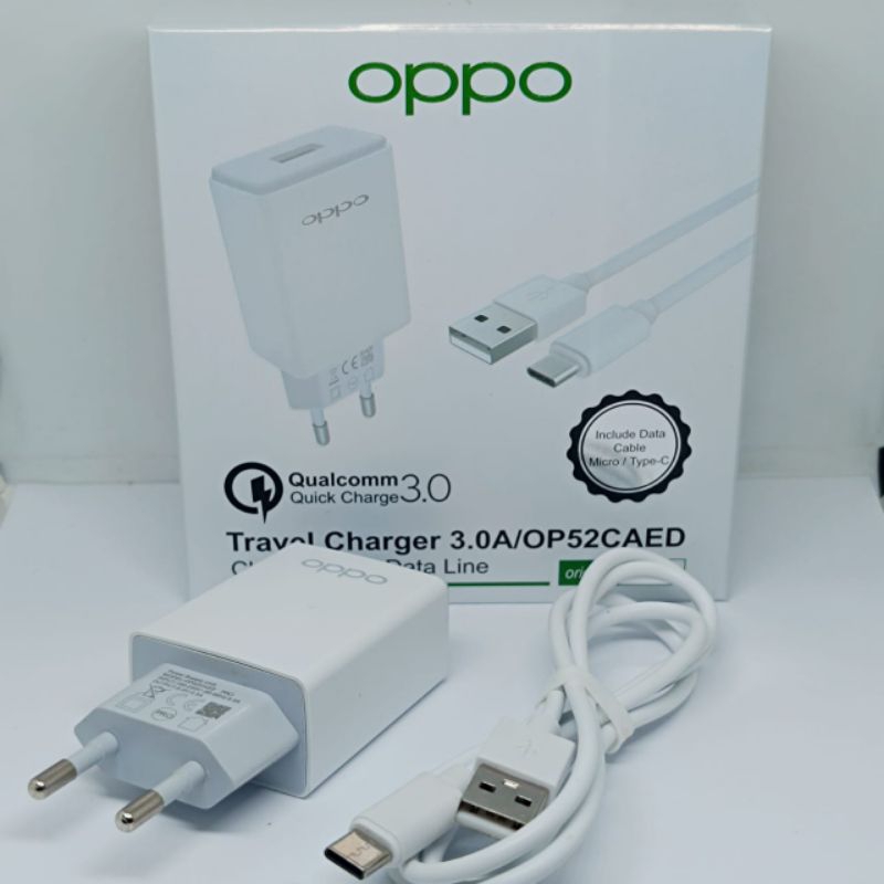 CHARGER CASAN OPPO A16 A52 A54 ORI