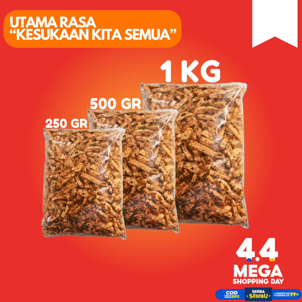

Basreng Pedas Daun Jeruk 1KG | Basreng Viral | Basreng Stik | Basreng Sultan