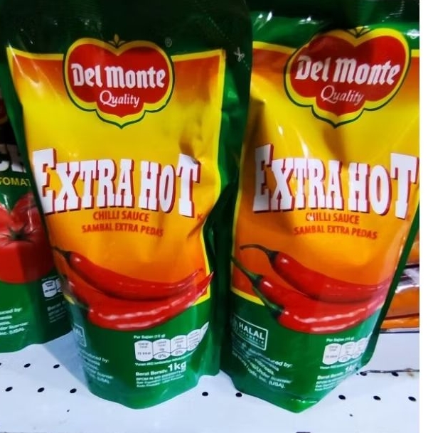 

Delmonte saus sambal extra pedas ukuran 1kg