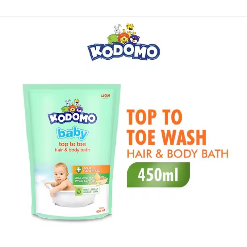 Kodomo hair&bodywash 450ml