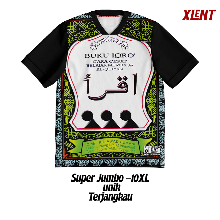 XLENT jersey Unik Iqra / Rugby / NFL / Hockey / big size / vintage / Retro Jersey Olahraga / Unik / 