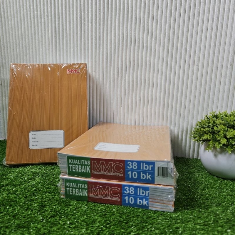 

Buku tulis MMC craft 38 lembar 10 buku cover buku craft coklat ukuran kwarto