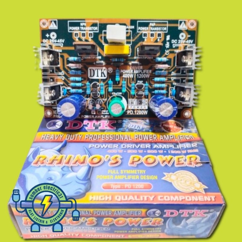 KIT DRIVER POWER AMPLIFIER RHINO'S DTK PD 1200