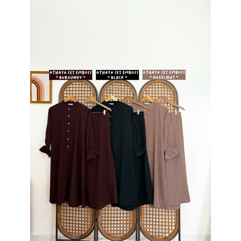 Ashley Tunic Athaya Tunic Alika Tunic by Locana Label | Tunik Kondangan Raya Series Baju Lebaran Set