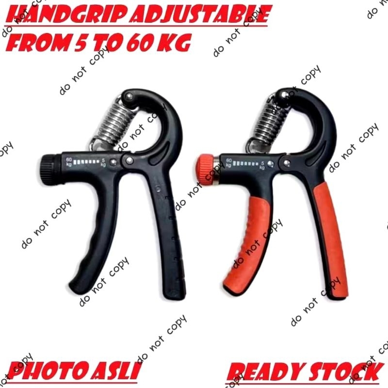 Hand Grip Adjustable 50-60 Kg Hand Grip Alat Latihan Otot Tangan Lengan Latihan Penguat Otot Tangan