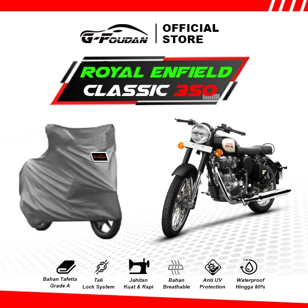 Cover Motor Royal Enfield Classic All Type / Sarung Motor Royal Enfield Classic 350 / Selimut Motor 
