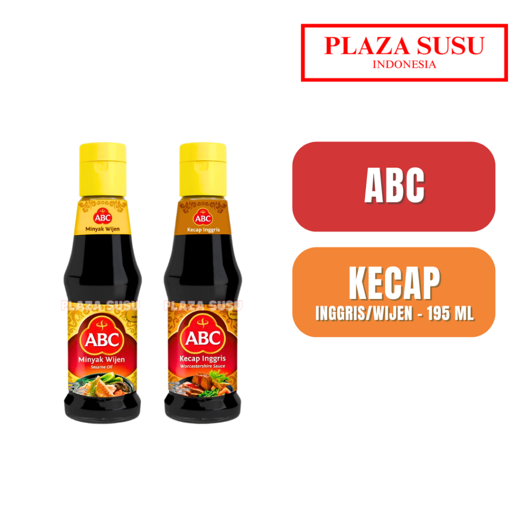 

KECAP INGGRIES ABC MINYAK WIJEN BOTOL 195 ML SESAME OIL