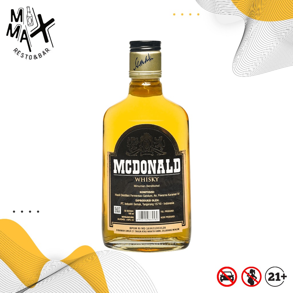 McDonald Whisky - 180 ml