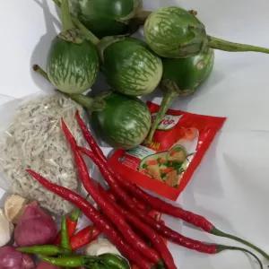 

oseng terong bulet terimedan 1 paket